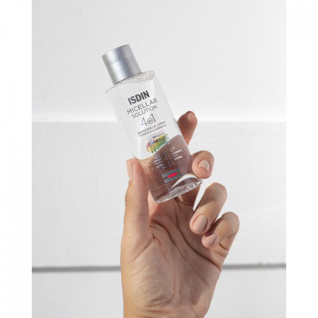 Isdin agua micelar de limpieza facial x 100 ml.