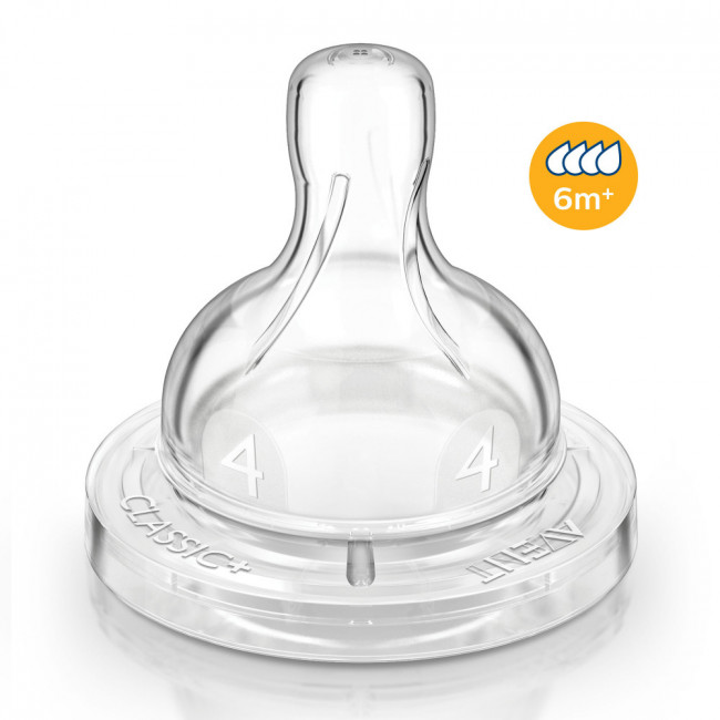 Avent tetina fluido rapido 6 meses x2