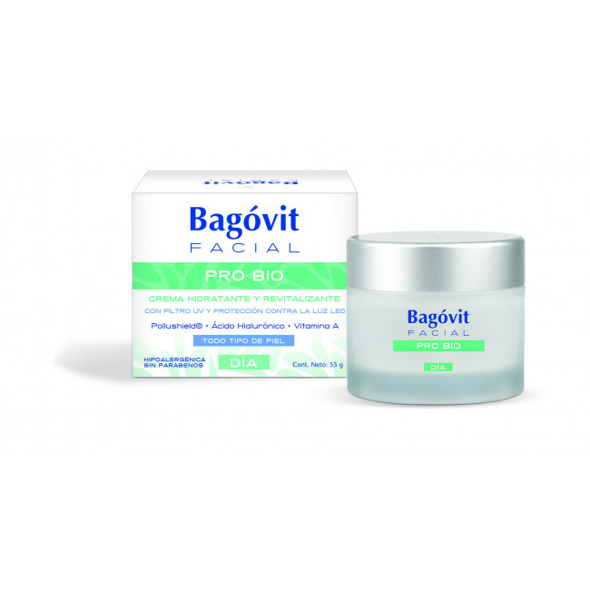 Bagovit facial pro bio crema hidratante y antiage de día x 55 grs.