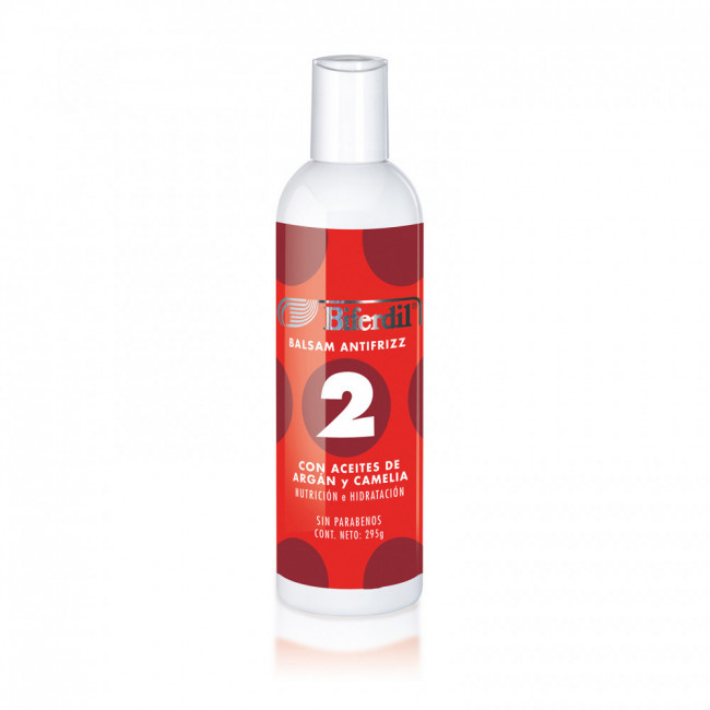 Biferdil bálsamo acondicionador antifrizz x 295 ml.