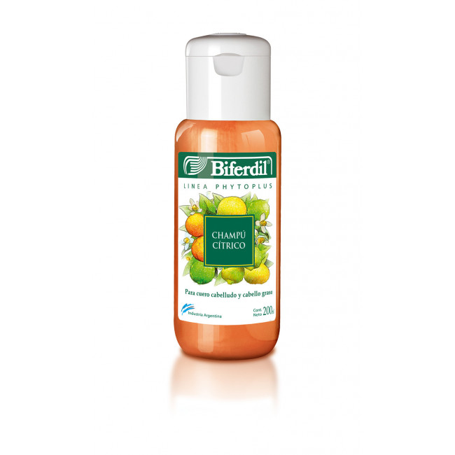 Biferdil shampoo cítrico x 200 ml.