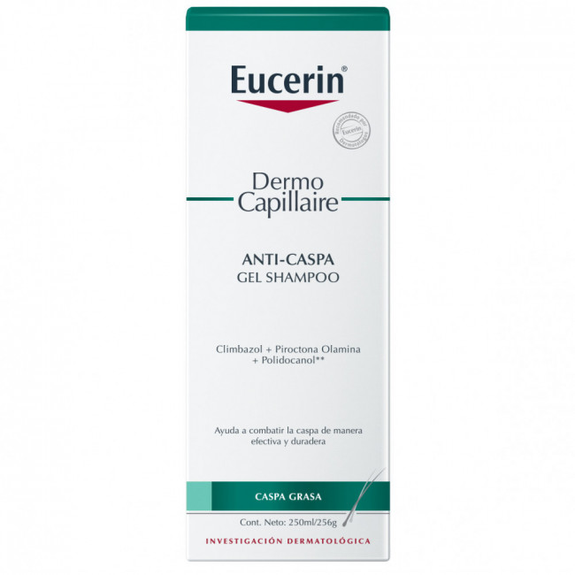 Eucerin shampoo gel anticaspa x 250 ml.