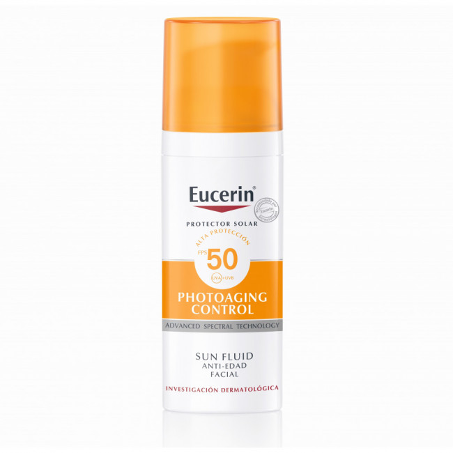 Eucerin solar fluido antiedad factor 50 x 50 ml.