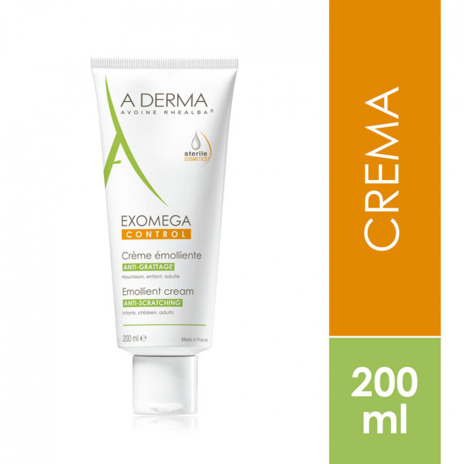 A-derma exomega control crema, atenúa los episodios de irritación y la sensación de picazón x 200...