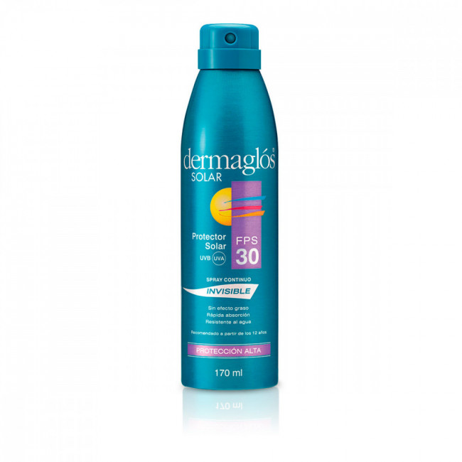 Dermaglos solar protector factor 30 , textura ultraliviana y transparente, sin efecto graso,...