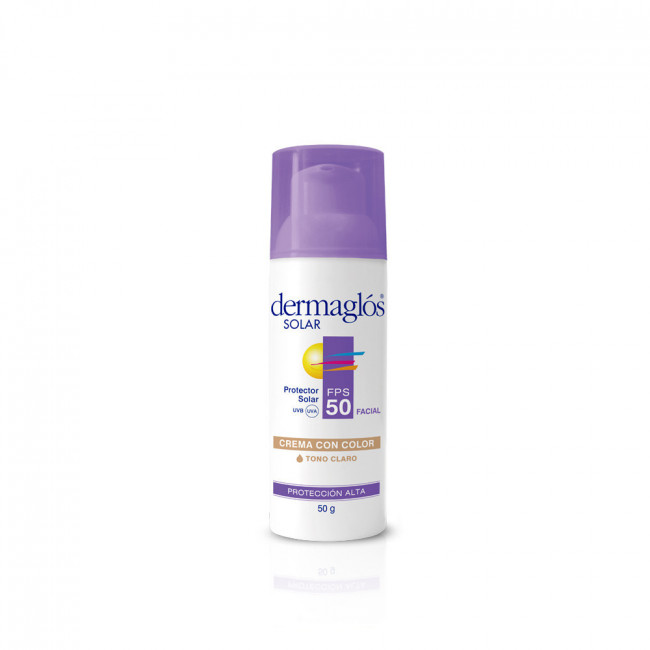 Dermaglos solar fps 50 claro x 50 ml.
