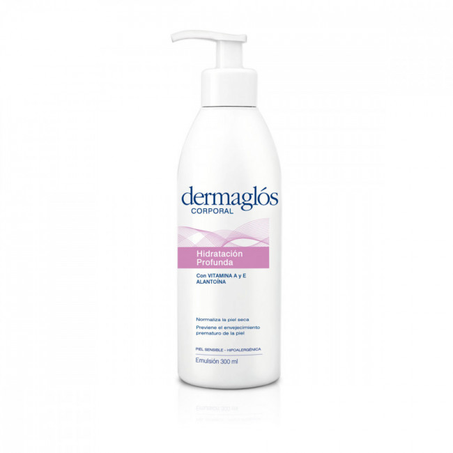 Dermaglos emulsión hidratación profunda x 300 ml.