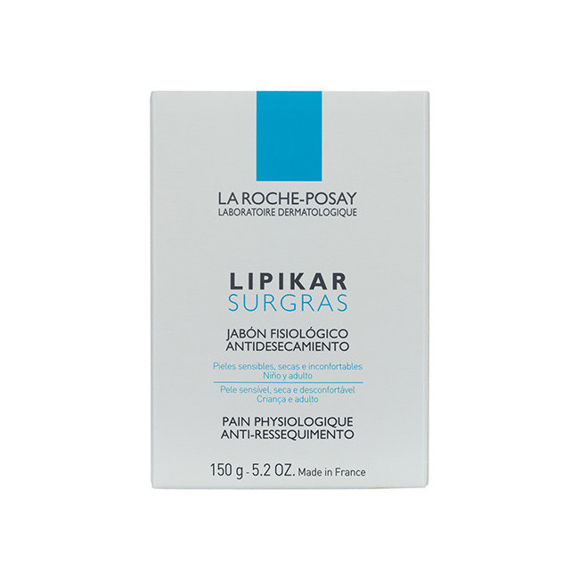 La roche posay lipikar pan surgras dermo limpiador para pieles muy seca de bebes, niños y adultos...