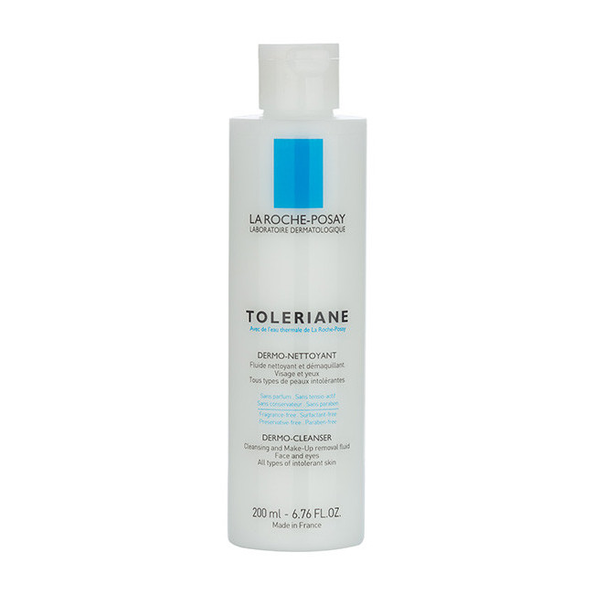 La roche posay toilette dermo limpiador facial x 200 ml.