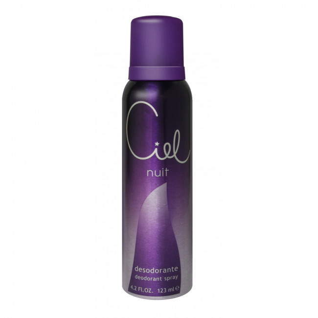 Ciel nuit desodorante aerosol mujer x 123 ml.