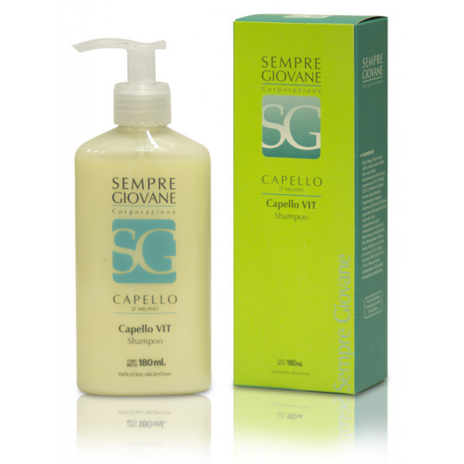 Sempre giovane capello vit new shampoo para cabellos debiles y caída x 200 grs.