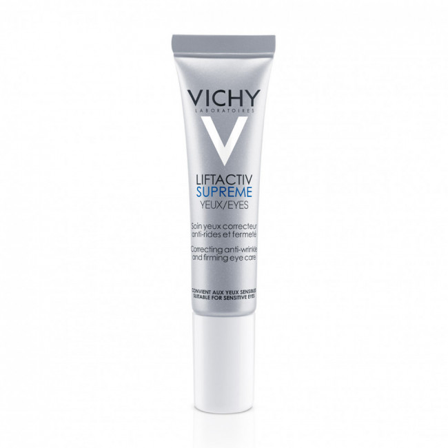 Vichy liftactiv supreme ojos crema antiage, tratamiento pro-tensor para mujeres + 40 años x 15 ml.
