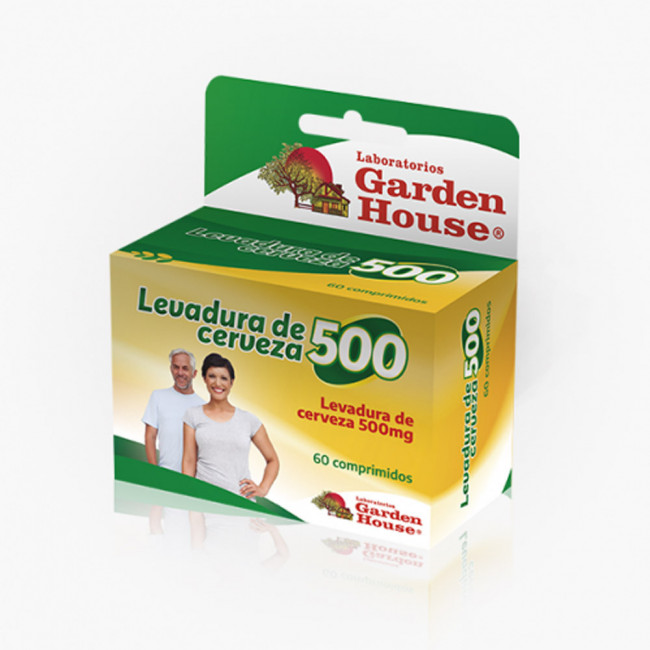 Garden house levadura de cerveza x 60 comprimidos.
