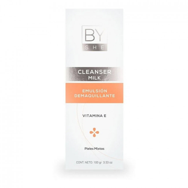 By she-by derm cleanser leche de limpieza facial x 100 grs.