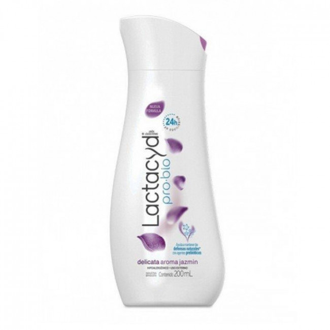 Lactacyd pro bio jabón íntimo suave delicada fragancia a jazmín x 200 ml.