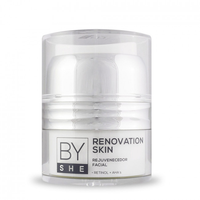 By she- by derm crema rejuvenecedora facial, retinol aha x 50 grs.