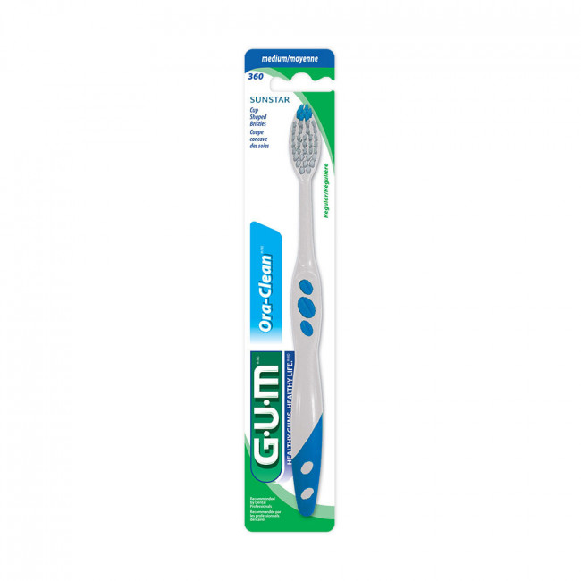 Gum cepillo dental oral clean mediano x 1 unidad.
