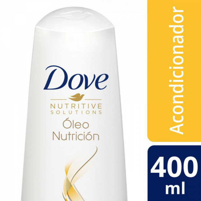 Dove acondicionador oleo nutrición x 400 ml.