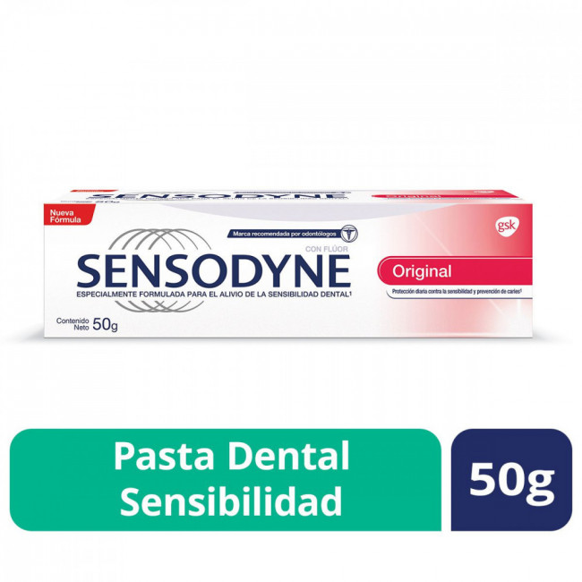Sensodyne pasta dental original x 50 grs.