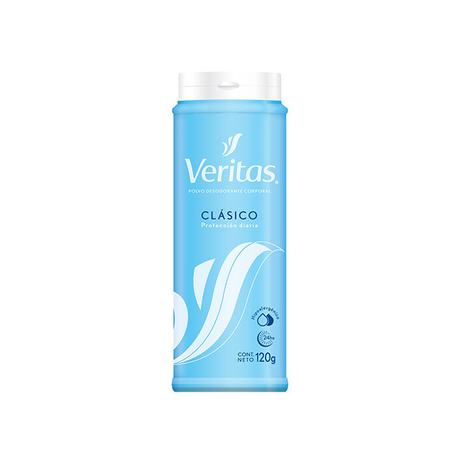 Veritas desodorante en polvo clásico x 120 grs.