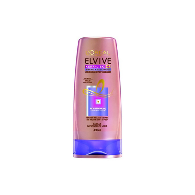 Elvive acondicionador keraliso brillo x 400 ml