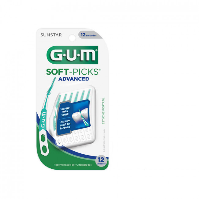 Gum palillos 650 soft picks x 12 unidades