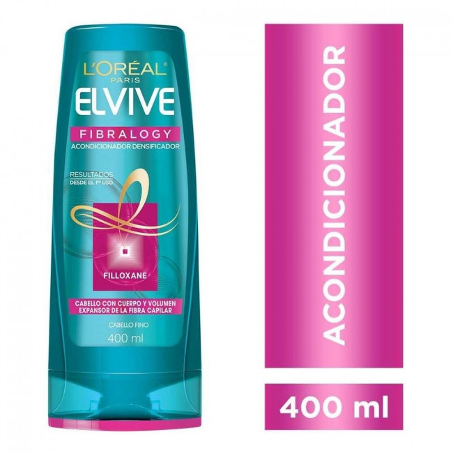 Elvive acondicionador fibrology x 400 ml.