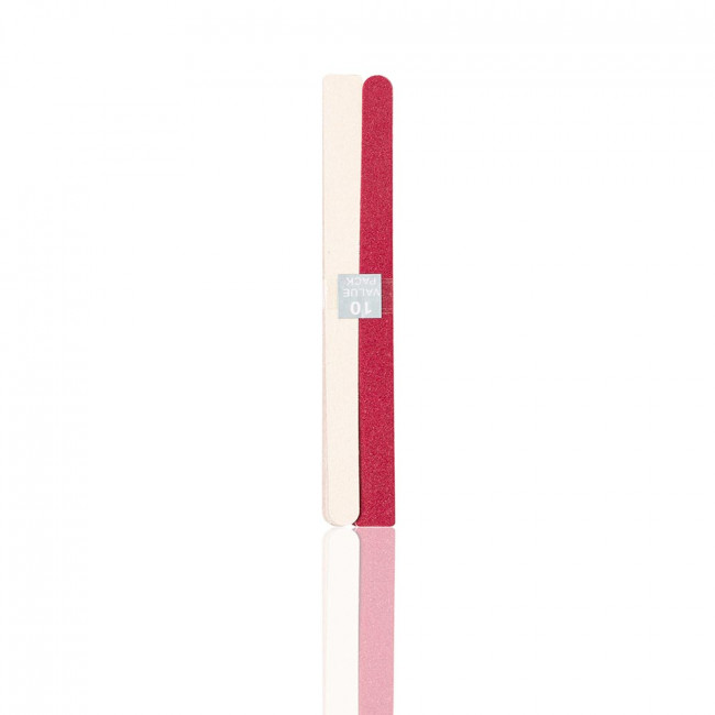 Basiccare lima esmeril para uñas x 10 unidades