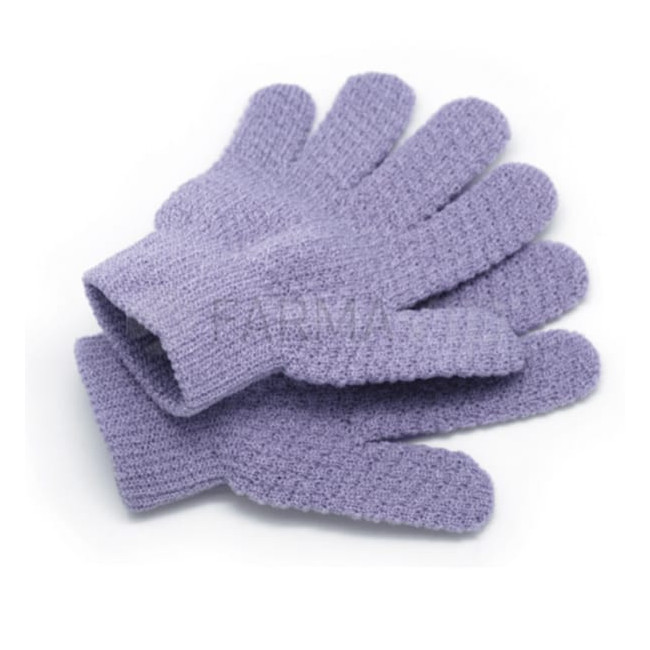 Basiccare guante exfoliante violeta 