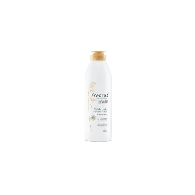 Aveno infantil gel de baño para pieles atópicas de bebés y niños x 250 ml.