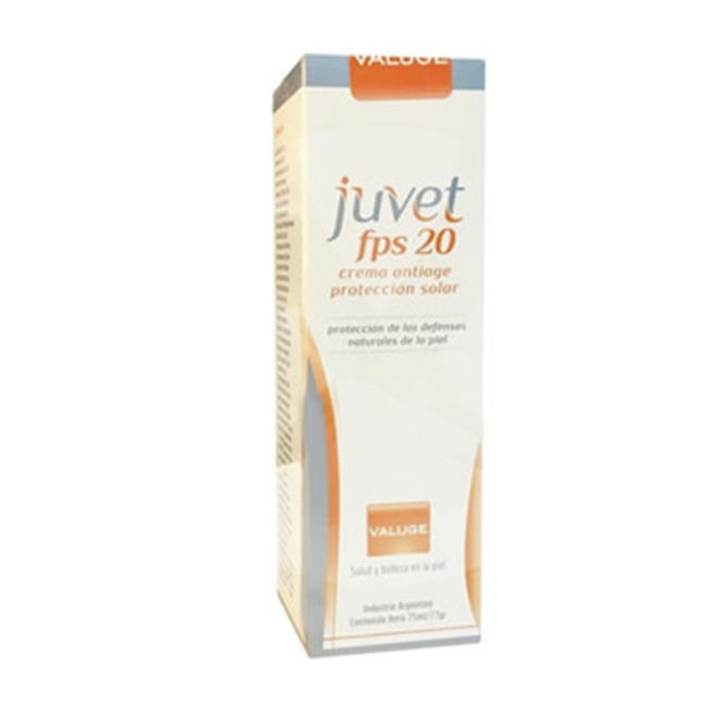 Valuge juvet crema crema antiage con factor de protección solar 20 x 75 ml.