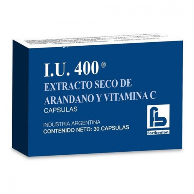 I.u. 400 extracto seco de arándanos y vitamina c x 30 comprimidos.