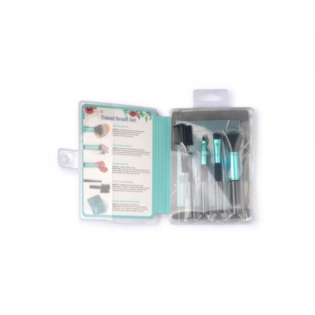 Basiccare set pinceles para maquillaje 
