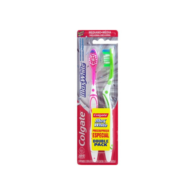Colgate cepillo dental max white 2 x 1
