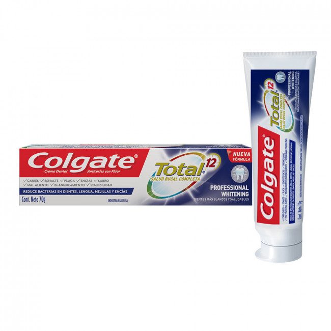 Colgate pasta dental total 12 professional whitening x 70 grs.