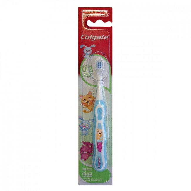 Colgate cepillo dental smiles niños 0 a 2 años 