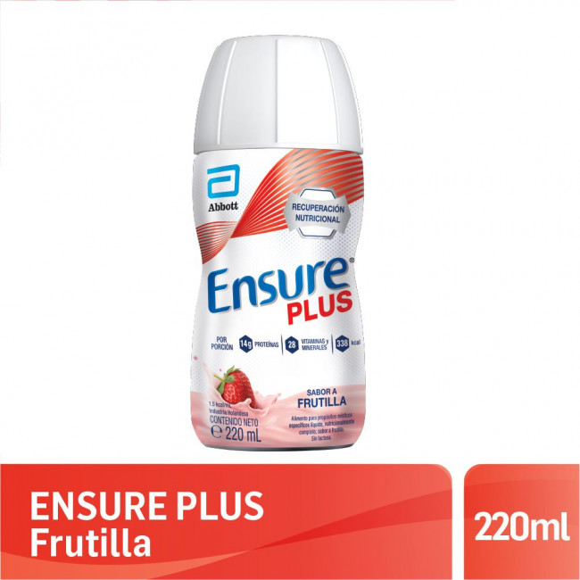 ENSURE PLUS FRUTILLA   X220ML