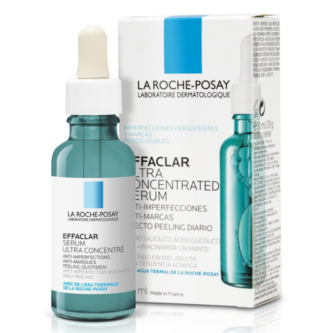 La roche posay effaclar serum tratamiento concentrado  para tratar imperfecciones, marcas, poros...