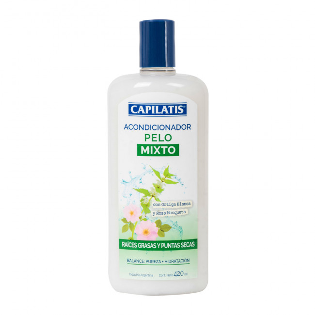 Capilatis acondicionador para pelo mixto raíces grasas y puntas secas x 420 ml.