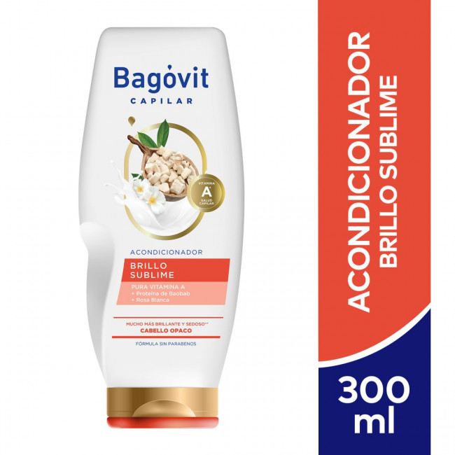 Bagovit a acondicionador brillo sublime x 350 ml.