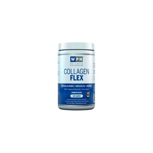Wpn colágeno + flex complex, exclusiva fórmula para las articulaciones, músculos y huesos x 300 grs.
