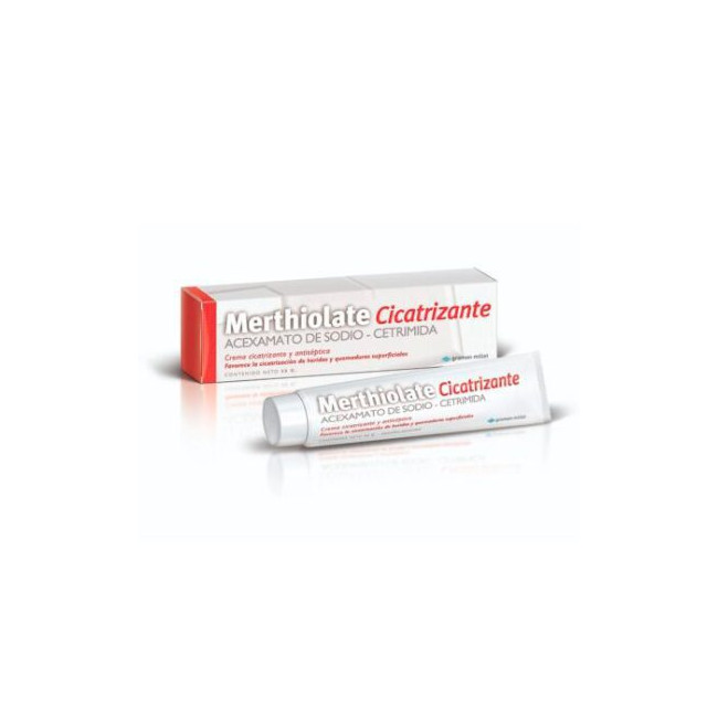 Merthiolate crema cicatrizante y antiséptica x 50 grs.