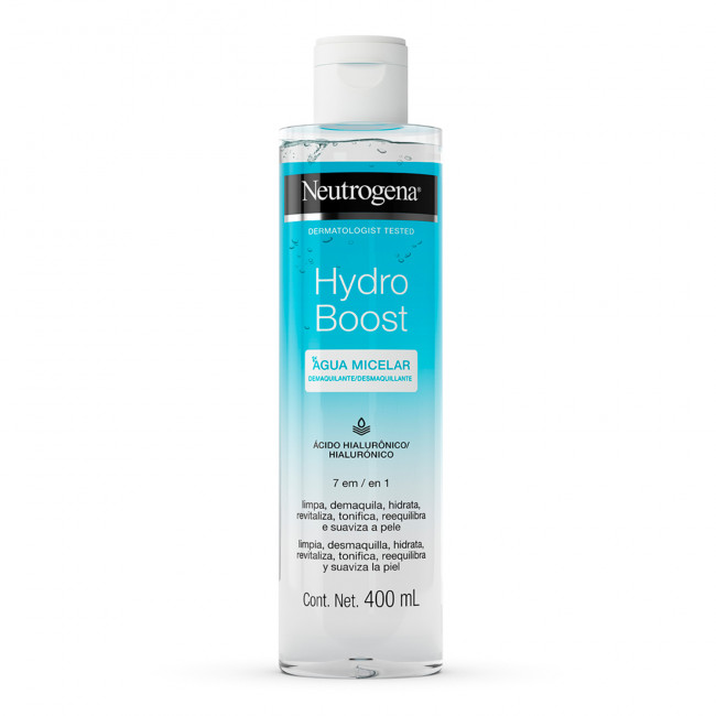 Neutrogena hydro boost agua micelar de limpieza x 400 ml.