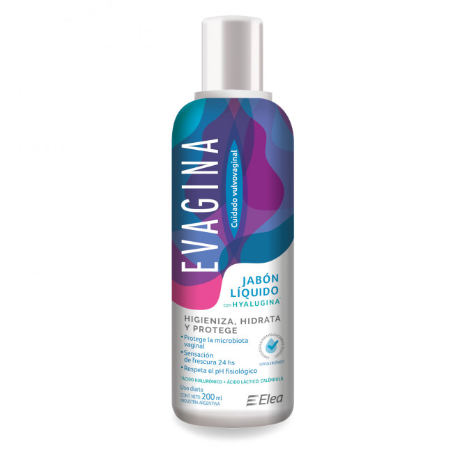 Evagina jabon liquido x 200ml.