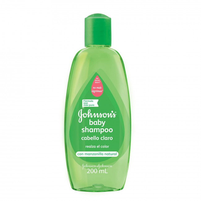 Johnson baby shampoo para cabellos claros con manzanilla x 200 ml.
