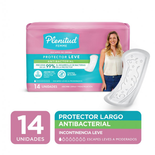 Plenitud femme toallitas femeninas protección esencial x 14 unidades.