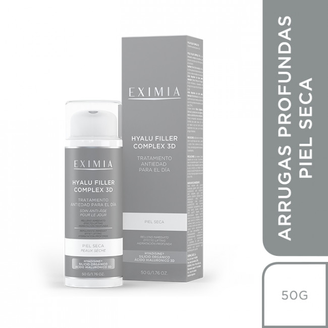 Eximia hyalufil complex 3d piel seca efecto lifting arrugas profundas x 50 ml.