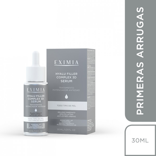Eximia hyalufil serum complex 3d efecto lifting primeras arrugas x 30 ml.