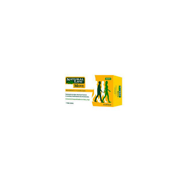 Natural life move x 30 capsulas, favorece la movilidad y flexibilidad de las articulaciones.