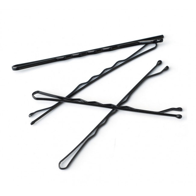 Basiccare 3731 horquilla negra x 30unidades.